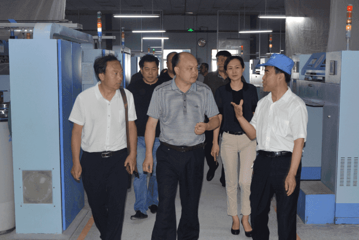 李真带领浙江客商团到夏津仁和纺织参观调研